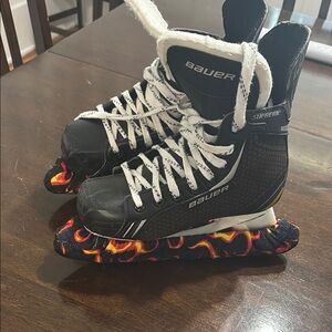 Bauer Black Inline Hockey Skates High-Top Design